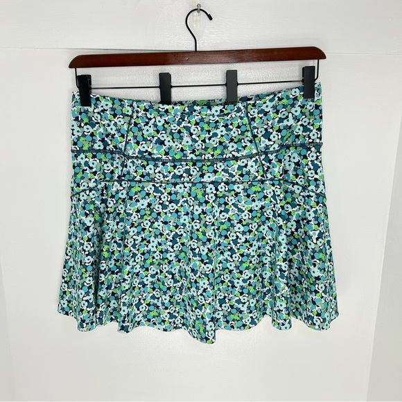 Athleta Ace Printed Tennis Pickleball Skort Size 2X Floral Green Blue Golf - Picture 7 of 11